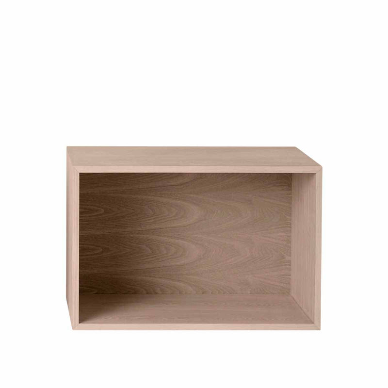 MUUTO STACKED Storage System, Large with back Oak