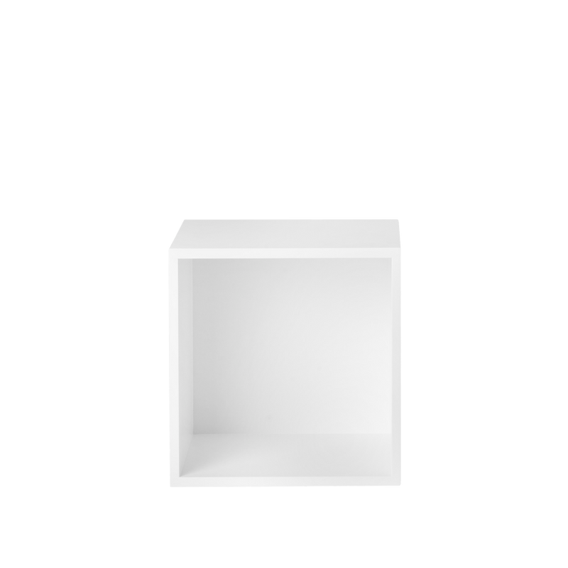 MUUTO STACKED Storage System, Medium with back White
