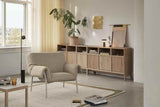 MUUTO STACKED Storage System, Medium with door