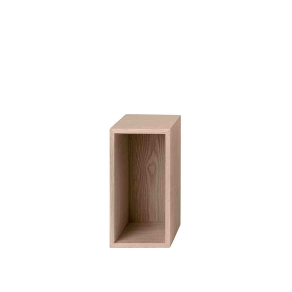 MUUTO STACKED Storage System, Small with back Oak