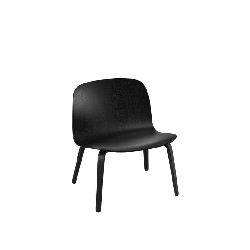 MUUTO Visu Lounge Chair wood base Black