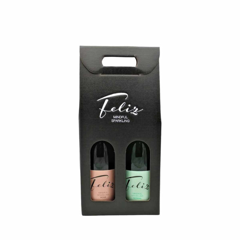 (No) Ghost in a bottle Gift Pack Feliz Mindful sparkling 0% 2 x 75cl, Rosé & Herbal