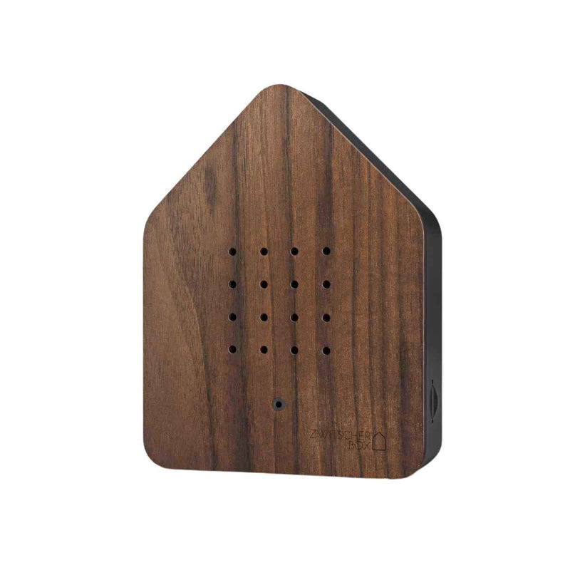 Relaxound Zwitscherbox hout, Walnoot | Zwart