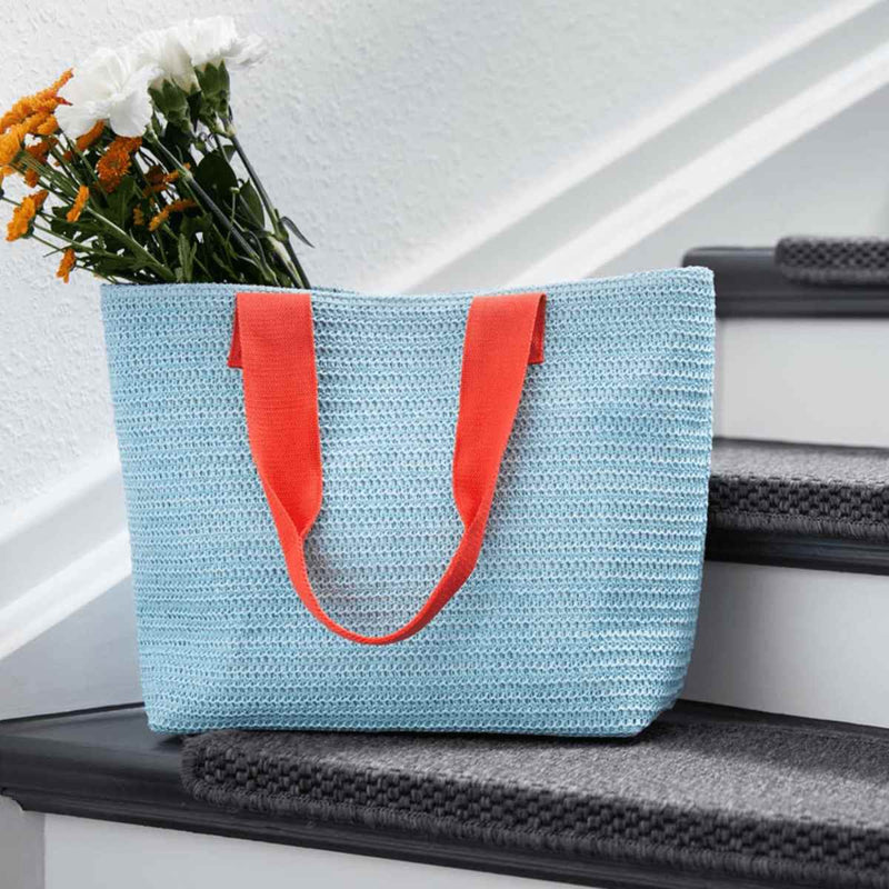 Remember Shopper bag, Lichtblauw | Koraal