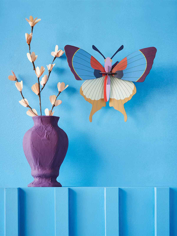 Studio Roof WALL ART Big Insects - Plum Fringe Butterfly