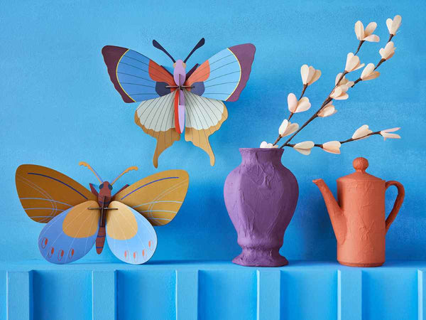 Studio Roof WALL ART Big Insects - Plum Fringe Butterfly