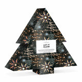 The Gift Label Christmas tree gift box - Let it glow