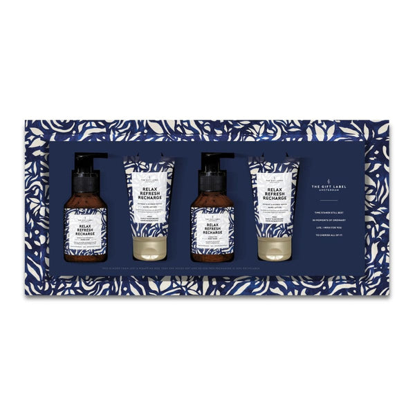 The Gift Label Deluxe Gift Box - Relax, Refresh, Recharge