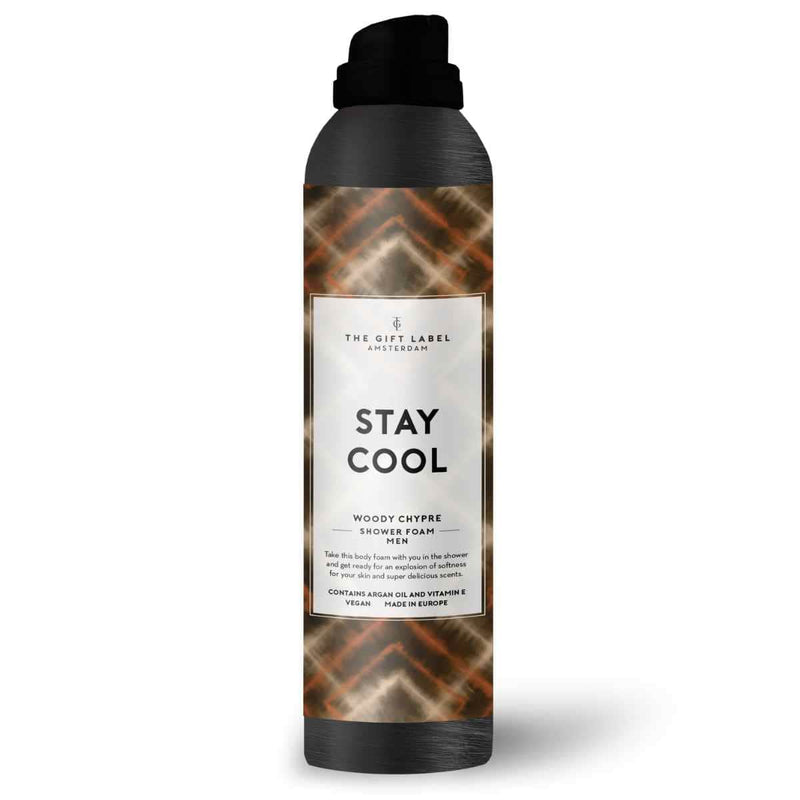 The Gift Label Doucheschuim voor mannen 200ml, Stay Cool