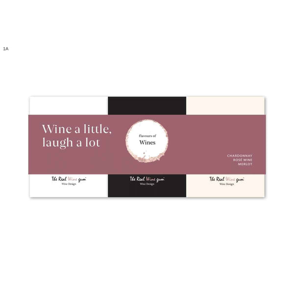 Vinoos Real WINE Gums Trio Set "Wine a little", Rosé | Merlot | Chardonnay