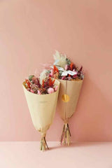 Wildflowers by Floriëtte Luxe Veldboeket droogbloemen 50 cm, Terra Pink